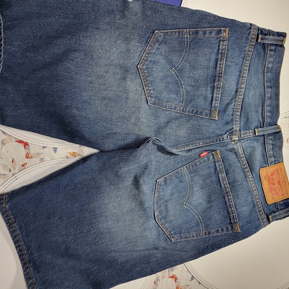 Levi's Men's 569 Loose Straight Denim Shorts - Picture 2 of 3